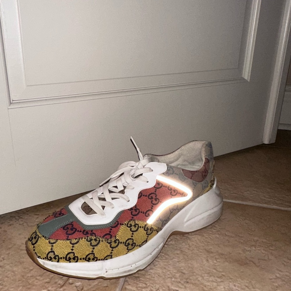 GUCCI RYTHON SNEAKERS SIZE 13 - Picture 2 of 5